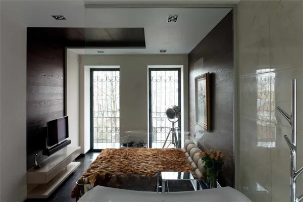 Дизайн спальни в «хрущевке». Ремонт в спальне в хрущевке реальные фото. 7