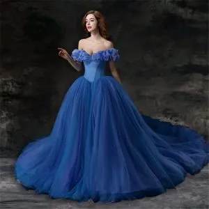 Голубое свадебное платье – для необычного образа. Голубое свадебное платье. 7