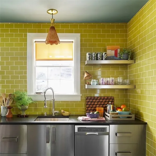 Кухня цвета лайм: 80+ вдохновляющих фото и советы по оформлению