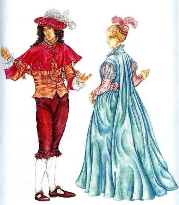 Костюмы 18 века: Европейская мода у мужчин и женщин