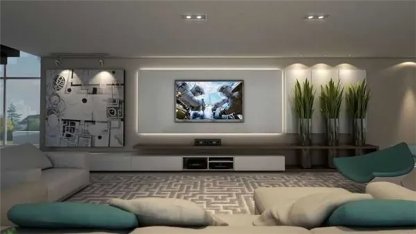 Телевизор в гостиной: фото, выбор места расположения, варианты дизайна стены в зале вокруг ТВ. Телевизор в зале. 28