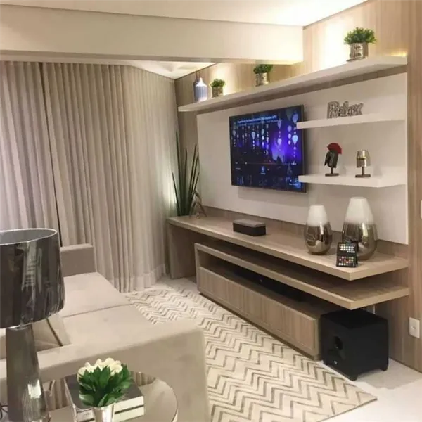 Телевизор в гостиной: фото, выбор места расположения, варианты дизайна стены в зале вокруг ТВ. Телевизор в зале. 45