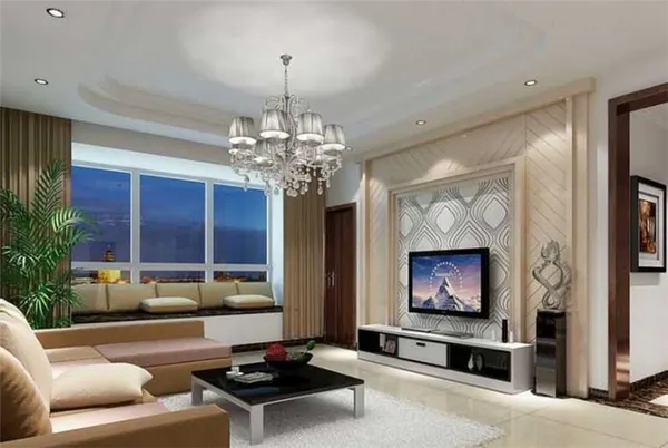 Телевизор в гостиной: фото, выбор места расположения, варианты дизайна стены в зале вокруг ТВ. Телевизор в зале. 37
