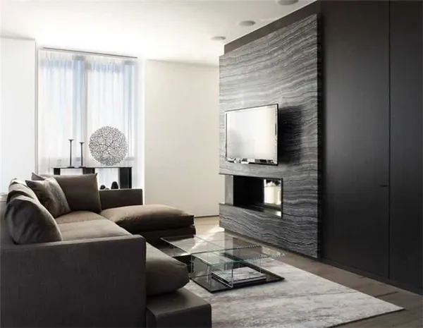 Телевизор в гостиной: фото, выбор места расположения, варианты дизайна стены в зале вокруг ТВ. Телевизор в зале. 54