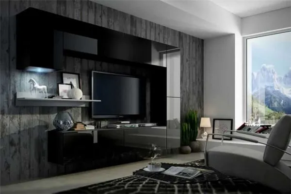 Телевизор в гостиной: фото, выбор места расположения, варианты дизайна стены в зале вокруг ТВ. Телевизор в зале. 53