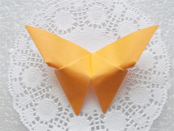 Бабочки-оригами из бумаги. Бабочка оригами из бумаги. 7