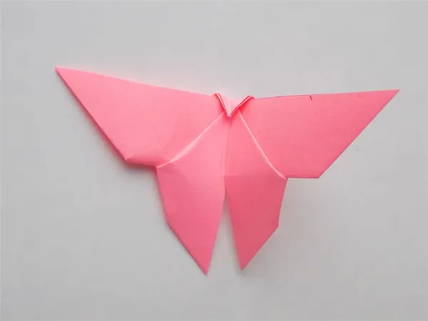 Бабочки-оригами из бумаги. Бабочка оригами из бумаги. 6