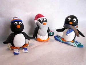 Лепка пингвина: 2 варианта поделки. Пингвин из пластилина. 9