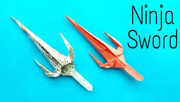 Оригами оружие: пошаговое описание для начинающих как собрать разные виды оружия. Оружие из бумаги а4. 37