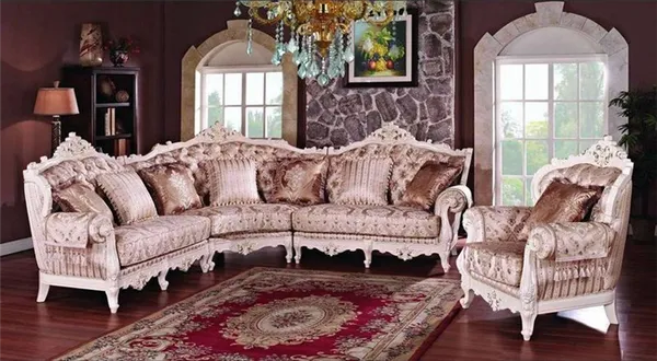 Розовый диван — кому по вкусу: гармония цвета, стили интерьера. Бледно розовый фон. 15