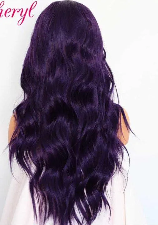 Фиолетовый цвет волос — Креативная мода для смелых. Цвет лиловый фото. 8