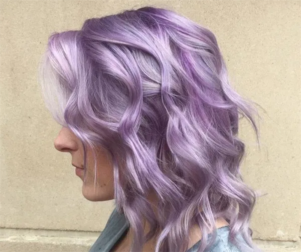 Фиолетовый цвет волос — Креативная мода для смелых. Цвет лиловый фото. 13