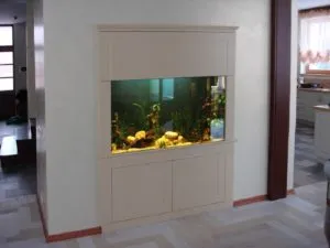 Как встроить аквариум в стену и все варианты встраивания. Аквариум в стене. 7