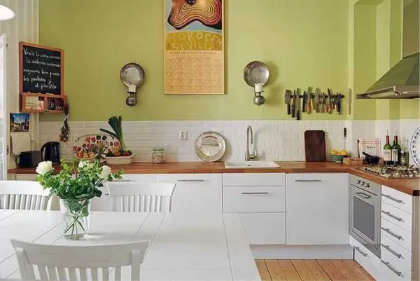Кухня без верхних навесных шкафов: дизайн и реальные фото. Кухня без верхних шкафов. 21
