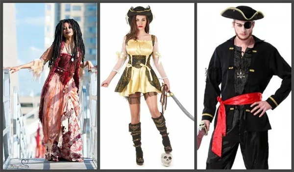 костюм пирата женский и мужской