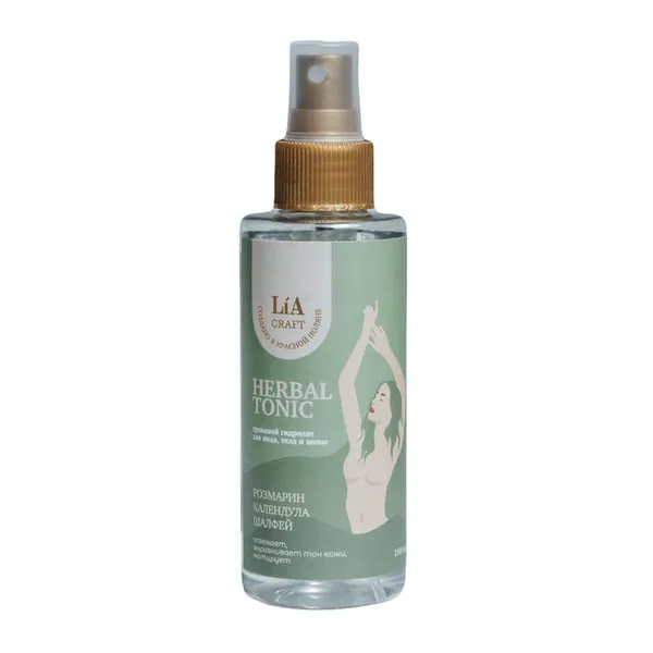 Травяной гидролат Herbal Tonic для лица, тела и волос, Lia Craft