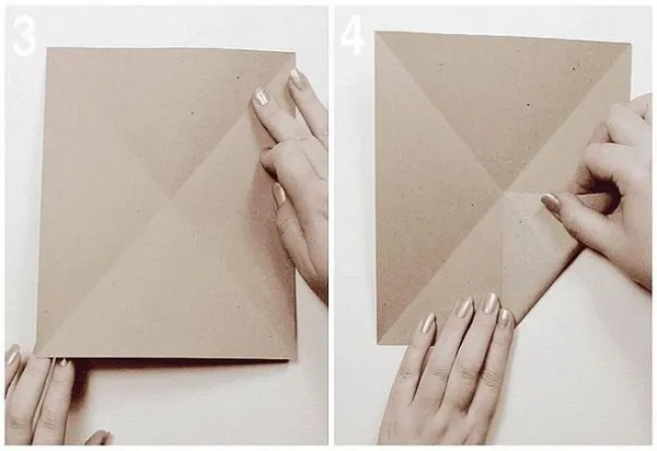 Коробка в технике оригами