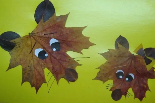 Поделки из кленовых листьев и семян-вертолетиков на тему осень для детского сада и школы. Как сделать венок, букет, корону из листьев клена своими руками. Семена клена фото. 4