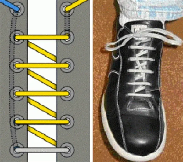 Как научиться завязывать шнурки: от простого метода до оригинальных сложных узоров. Способы завязать шнурки. 4