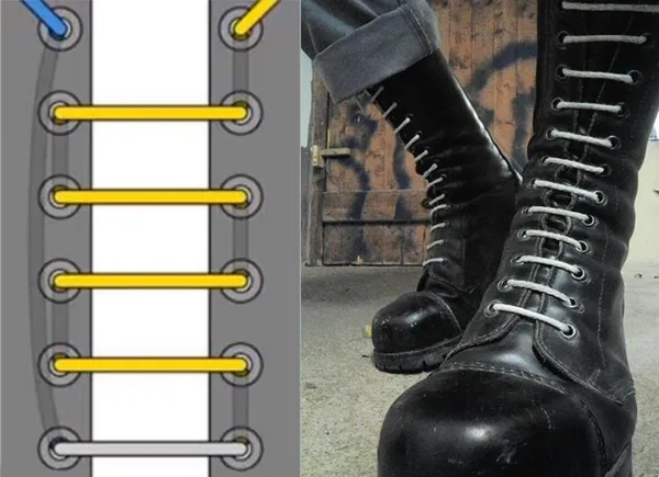 Как научиться завязывать шнурки: от простого метода до оригинальных сложных узоров. Способы завязать шнурки. 3