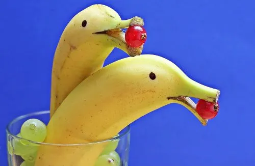 поделки с детьми из бананов