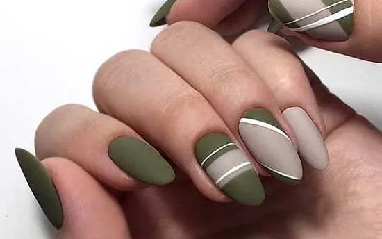 Зеленые цвета маникюра в 2023 году. Дизайн ногтей с зеленым цветом. 14