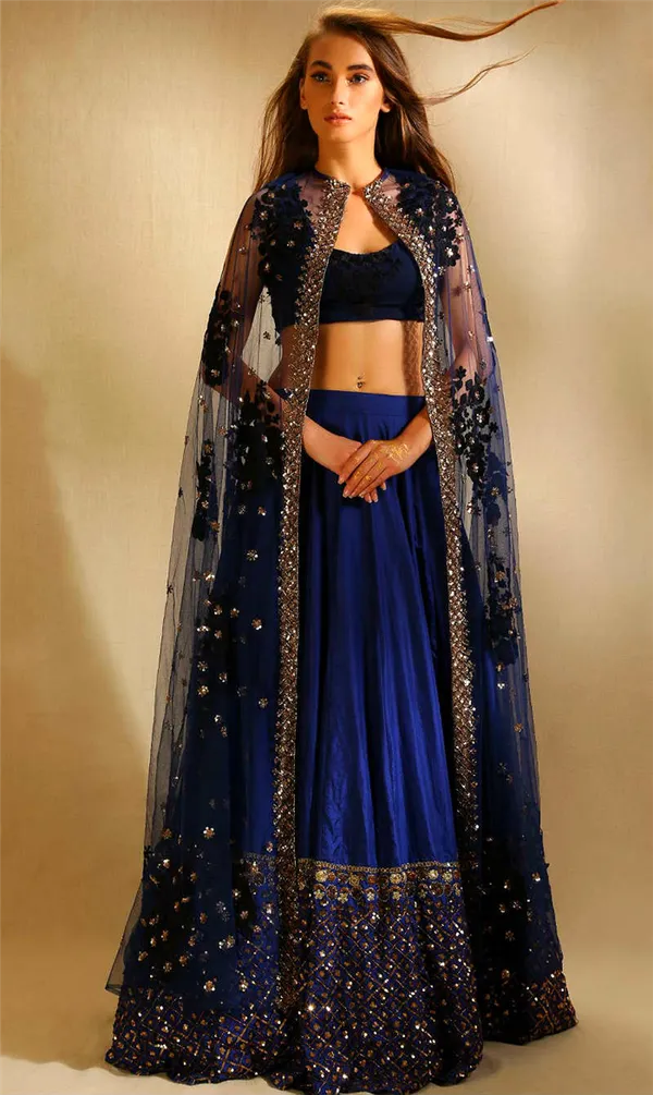 Красивые платья в индийском стиле — достойные богинь, фото № 14