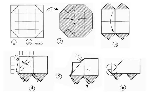 Мастер-класс по сборке 2D-модели оригами-авто