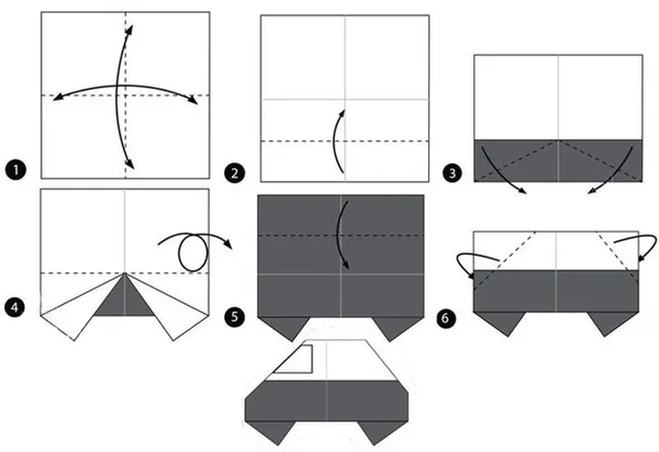 Мастер-класс по сборке 2D-модели оригами-Smart