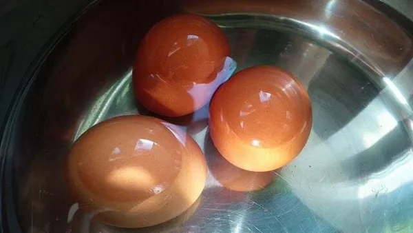 мытые яйца