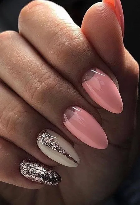 Красивый розовый маникюр 2023. Фото трендового дизайна на короткие и длинные ногти. Розовые матовые ногти. 5