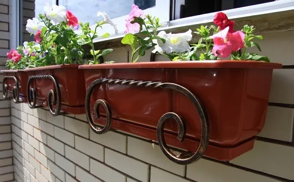 балконные ящики для цветов с креплением