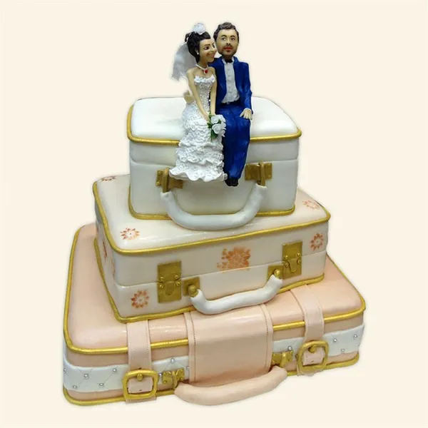 Свадебные торты (двухъярусные). Свадебный торт двухъярусный. 15