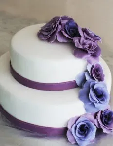 Свадебные торты (двухъярусные). Свадебный торт двухъярусный. 10