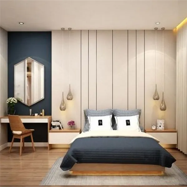 Как оформить дизайн спальни 8 кв м. Комната 8 кв м. 21