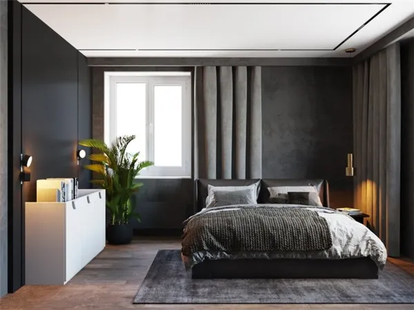 Как оформить дизайн спальни 8 кв м. Комната 8 кв м. 13