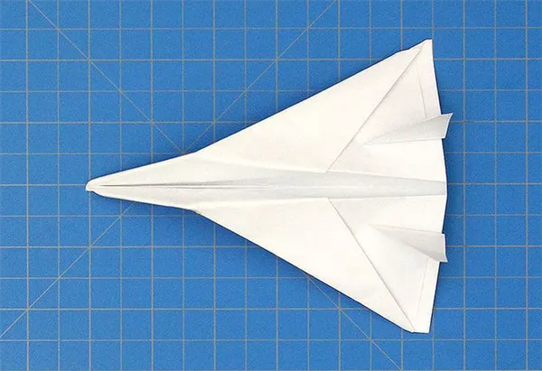 Поэтапная сборка оригами-истребителя F-15 Eagle