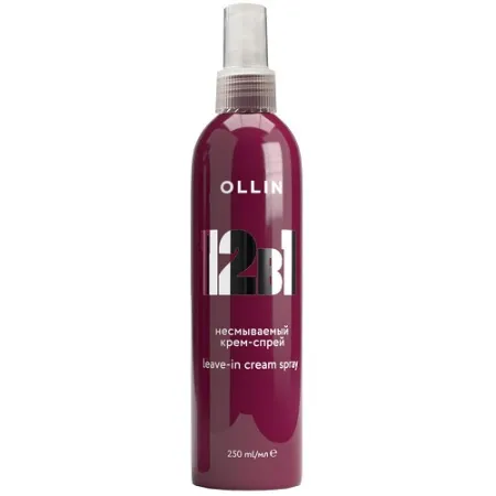 Топ-3 бюджетных несмываемых средств для волос Ollin Professional. Ollin термозащитный спрей. 7