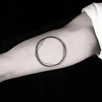 Значение татуировки круг, дизайн и идеи. В виде круга. 12