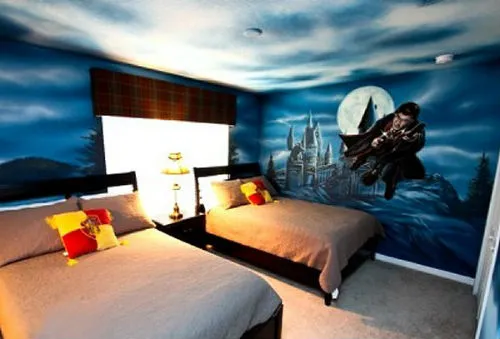 Волшебная комната в стиле Гарри Поттера (много фото). Постельное белье гарри поттер. 1