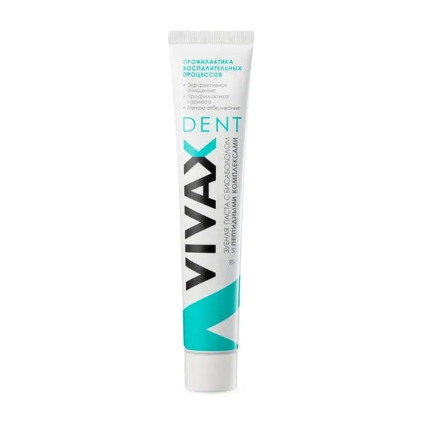 Vivax Dent Зубная паста противовоспалительная с Бисабололом. Vivax зубная паста. 13