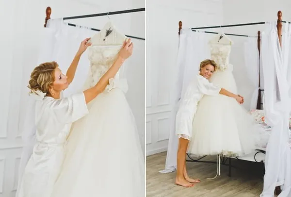 Как отпарить или погладить свадебное платье самостоятельно. Отпарить свадебное платье. 3