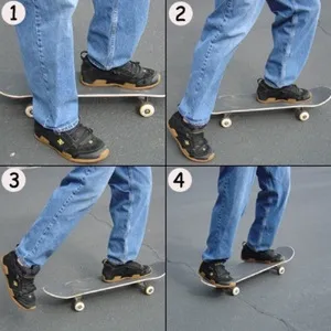 Инструкция, как научиться кататься на скейтборде с нуля. Как кататься на скейте. 9